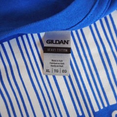 Father of Bride Shirt Mens XL Blue Short Sleeve Gildan Heavy Cotton Dad Wedding