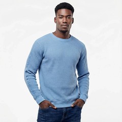 Costa Del Mar Mens Thermal Crew Shirt Waffle Knit Long Sleeve Fishing Casual