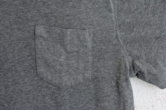 Men’s Old Navy Soft-Washed Crewneck T-Shirt Pocket MEDIUM Gray PRE-OWNED
