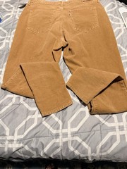 Levi’s Men’s Pants 33X30 Brown Corduroy 721 High Rise Skinny Stretch Button Fly