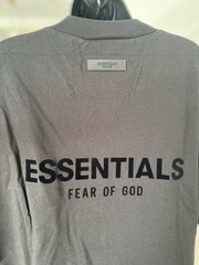 Fear Of God Essentials Short Sleeve Tee- Stretch Limo (Size L)