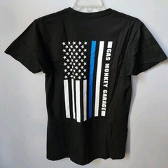 Gas Monkey Thin Blue Line Flag Tee Size Medium T-shirt New In Package