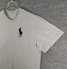 Polo Ralph Lauren Mens 2XB Big Pony Gray T-Shirt Short Sleeve Crew Neck