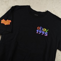 eBay Sneaker Con Reselling Since 1995 T-Shirt Mens Large Black Graphic Tee