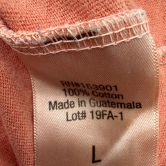 Reel Life T-shirt Men L Orange Graphic Priny Logo .#46411