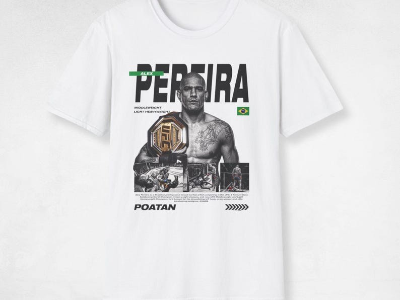 90s Bootleg Brazilian Kickboxer MMA Fighter Vintage Graphic Tee T-Shirt