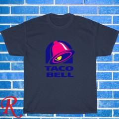 Taco Bell Fast Food Logo Black/Grey/Navy Size S-5XL Unisex T-Shirt