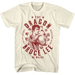 Bruce Lee Dragon Be Water Men’s T Shirt Kung Fu Legend