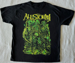 Hot Take No Prisoners Alestorm Metal Band Gif Funny Black Full Size T-Shirt DM76