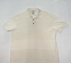 H&M Regular Fit Ribbed Polo Shirt Size Medium