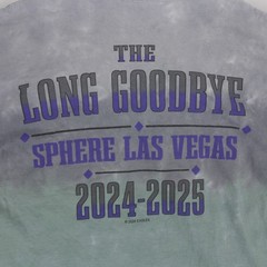 Eagles T Shirt Adult M Tie Dye Long Goodbye Tour Sphere Las Vegas Liquid Blue
