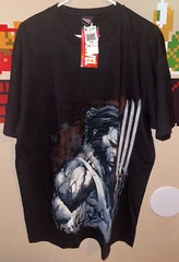 Wolverine Shirt Mens XL Short Sleeve Marvel Mad Engine Y2K DS Dead Stock