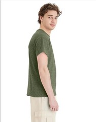 Hanes 5170 5XL EcoSmart Crewneck Short Sleeve Tee Pit to Pit 31″ Heather Green