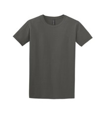 Gildan 64000 Men’s Charcoal Softstyle T-Shirt Cotton Short Sleeve Medium 