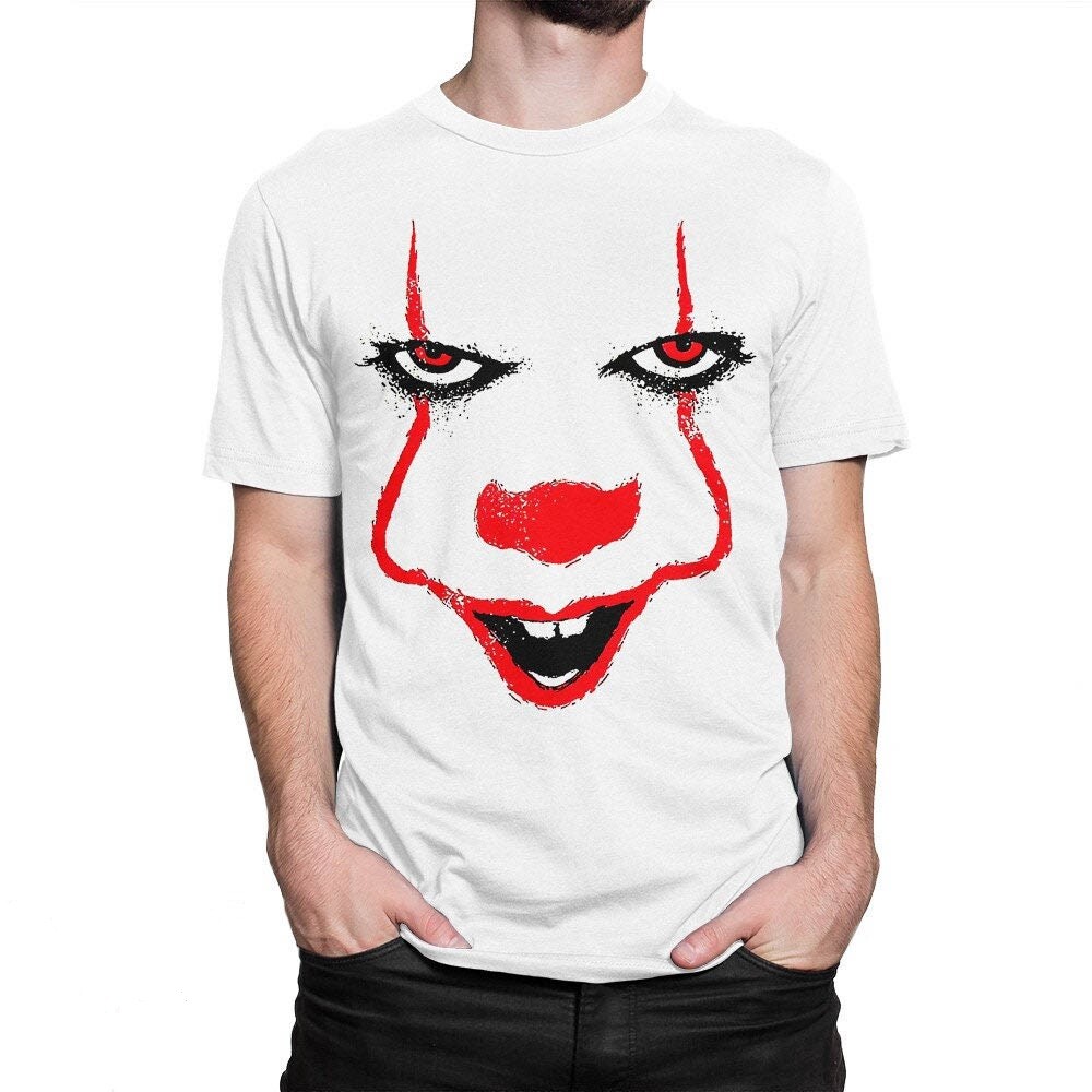 It Movie Pennywise The Clown Face Costume T-Shirt