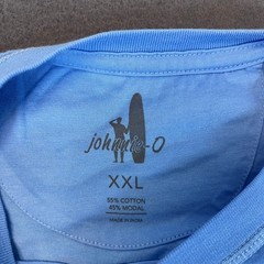 johnnie-O Palm Paradise Graphic S/S Shirt Malibu Blue M L XL 2XL Modal Surf USA