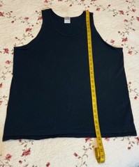 Gildan Men’s Ultra Cotton Tank Top Muscle T-Shirt XL Black