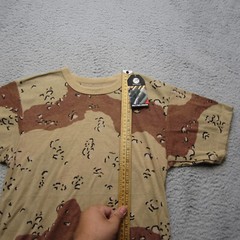 Rotcho Shirt Mens S Desert Storm Chocolate Chip Camo Crew Neck