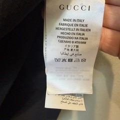 Gucci Logo Washed Print Oversized Black Cotton T Shirt Men Sz medium.