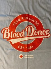 American Red Cross Team Red Cross Blood Donor XL T-Shirt – Blood Donation Shirt