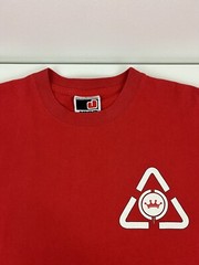 VTG Y2K Jnco Jeans Red Graphic T Shirt Men Size M Medium USA Made Cotton S/S EUC