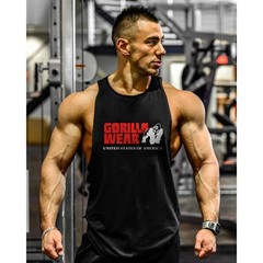 Men Tank Top Gym Workout Shirt Sleeveless Muscle Fitness Bodybuilding Tank Shirt