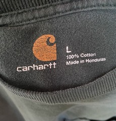 Carhartt K87 Heavyweight Cotton Pocket T-Shirt Men’s Size Large Hunter Green HTG