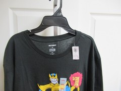 OLD NAVY Men’s Black Marvel Villain T-Shirt- Thanos, SZ XXL NWT