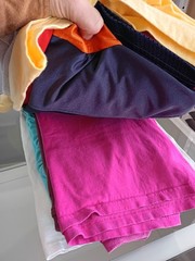 Lot Of 5 Pounds Mix Color Fibers Large To XL T Shirts Multiple Types Men’s And W