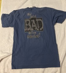 Vintage Bad Boy Club Shirt Mens Large Single Stitch 90s Y2K Made USA Faded
