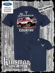 Bronco Country Ford 2-Sided T-Shirt – Official Licensed Product