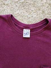 vintage GAP pocket square short sleeve blank T shirt