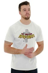 Amazing Jesus Christ Christian Religious Adult Short Sleeve Crewneck Tee