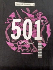 LEVIS 501 GRAPHIC TEE SHIRT 224911241 BLACK MENS SIZE LARGE