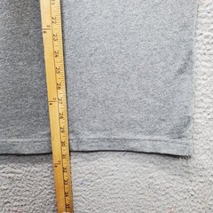 L.L. Bean Signature Shirt Men XXL Gray Heather Slim Fit Short Sleeve Henley Neck