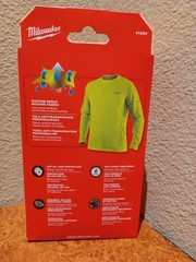 Milwaukee Workskin Lightweight Performance Shirt – Long Sleeve – Hi Vis Yellow L