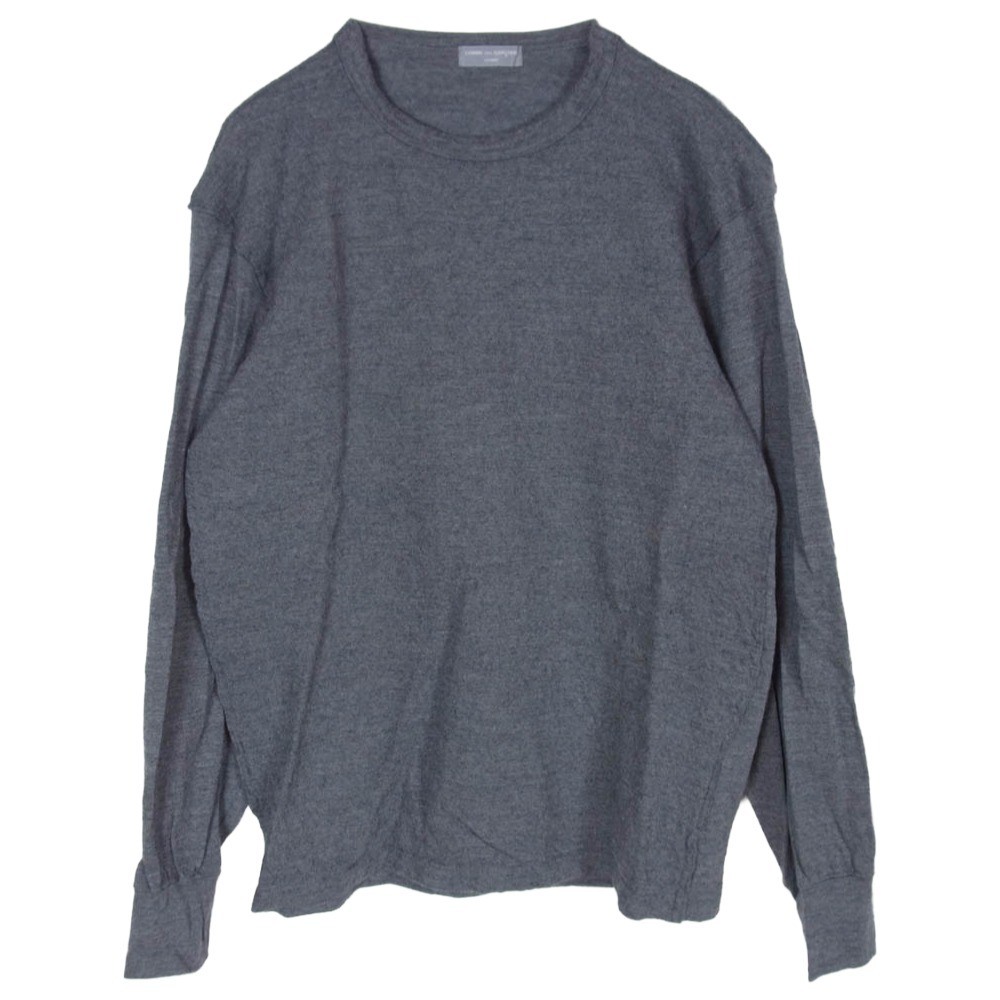 Comme Des Garcons Homme 02Aw Hg-T029 Tanaka Wool Full-Length Cut And Sew Long Sl