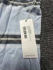 Saturdays New York City Tank Top Mens Small Sky Blue Stripe Nick S Lightweight