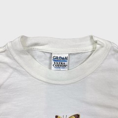 VTG 2000 Toronto Canada Butterflies T Shirt Mens Small White Animal Graphic Tee