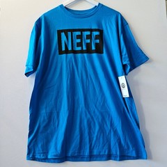 Neff Men’s Short Sleeve Graphic Blue Shirt XL