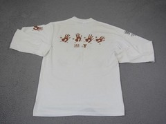 Vintage Thanksgiving Day Shirt Mens Extra Large XL White Turkey Trot 90s USA