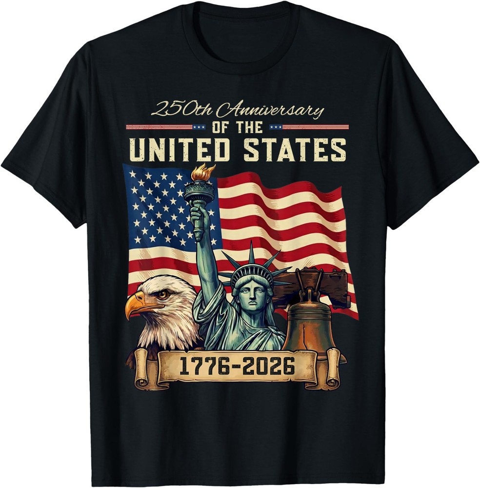 250 Anniversary USA 250th US Flag Patriotic 4th of July UNISEX T-Shirt