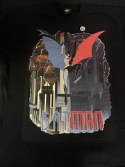 XL Batman x Batman Beyond Boot T Shirt DC Universe Avengers Marvel VTG