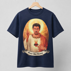 Saint Bad Bunny T-Shirt Meme Funny Men Women Cotton Unisex