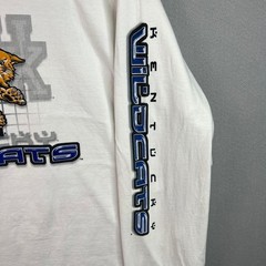 Vintage Kentucky Wildcats Long Sleeve Y2K Starter White Mens Shirt L