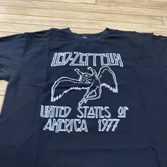 Led Zeppelin Shirt Vtg Y2k ALLSTYLE Men L Black Classic Rock Music Band Tee 42″