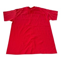 Vintage Hanes Heavyweight 50/50 Blank Red T Shirt Single Stitch USA Large NWOT