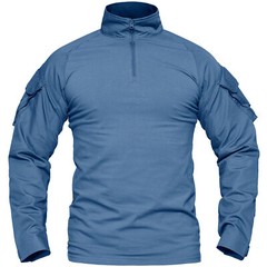 Men’s Tactical Army Military Training Rip-Stop Long Sleeve Casual Work T-Shirt