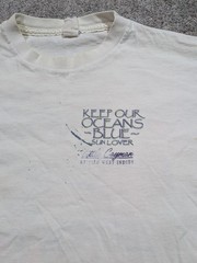 Vintage Nature Aquatic Shirt “Keep Our Oceans Blue” Size Large Single Stitch