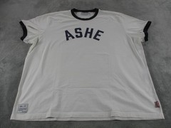 Arthur Ashe Shirt Mens 3XL White ASHE Logo Ringer Tennis Graphic T-Shirt
